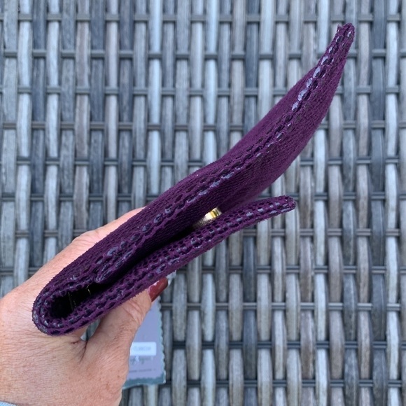 MIZTIQUE Convertible Snakeskin Handbag/Clutch - Plum - Picture 11 of 16